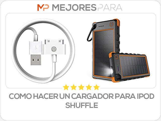 como hacer un cargador para ipod shuffle