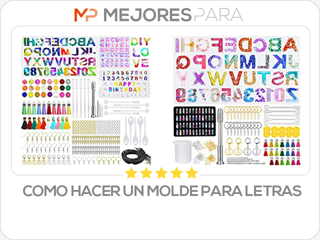 como hacer un molde para letras