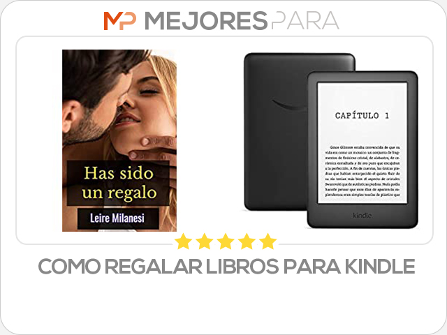 como regalar libros para kindle