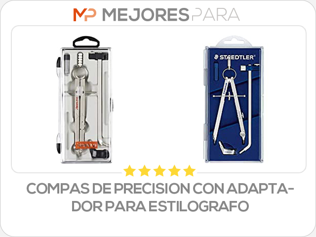 compas de precision con adaptador para estilografo