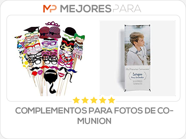 complementos para fotos de comunion