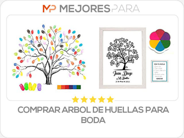 comprar arbol de huellas para boda