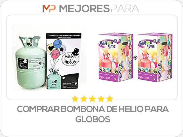 comprar bombona de helio para globos