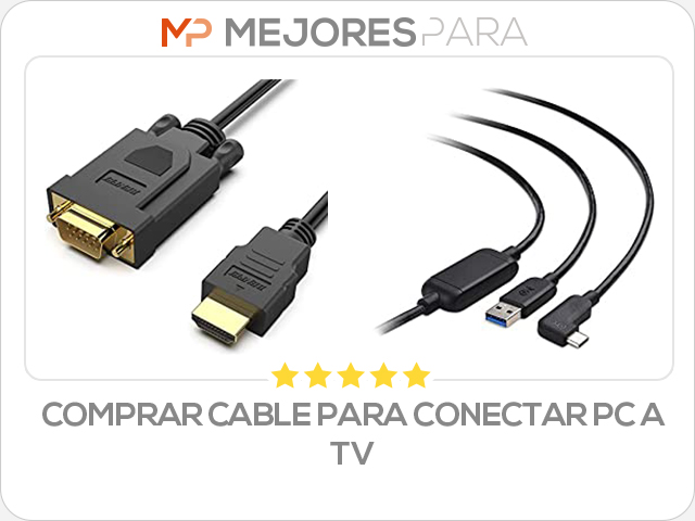 comprar cable para conectar pc a tv