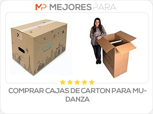 comprar cajas de carton para mudanza