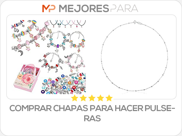 comprar chapas para hacer pulseras