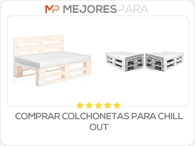 comprar colchonetas para chill out