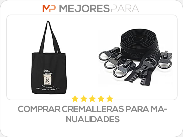 comprar cremalleras para manualidades