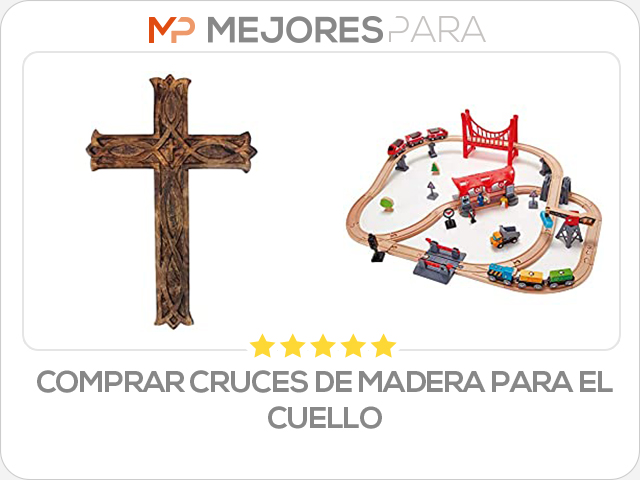 comprar cruces de madera para el cuello