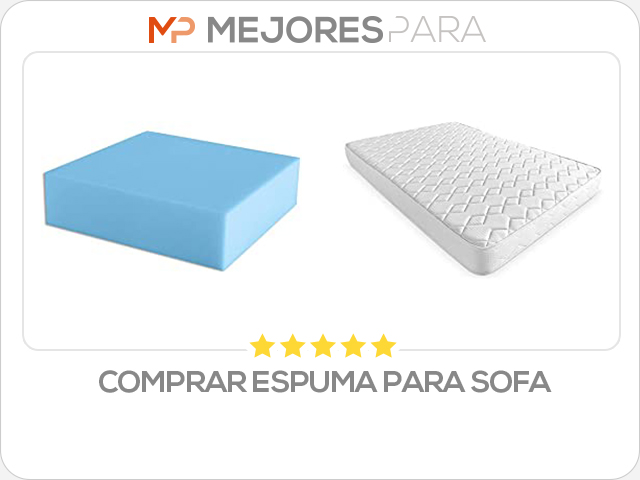 comprar espuma para sofa