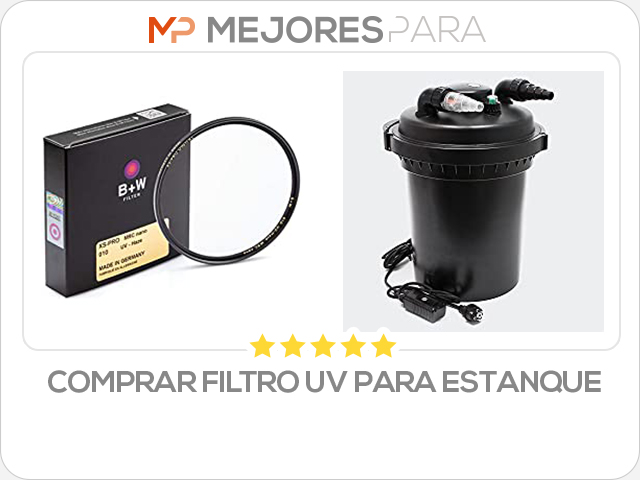 comprar filtro uv para estanque