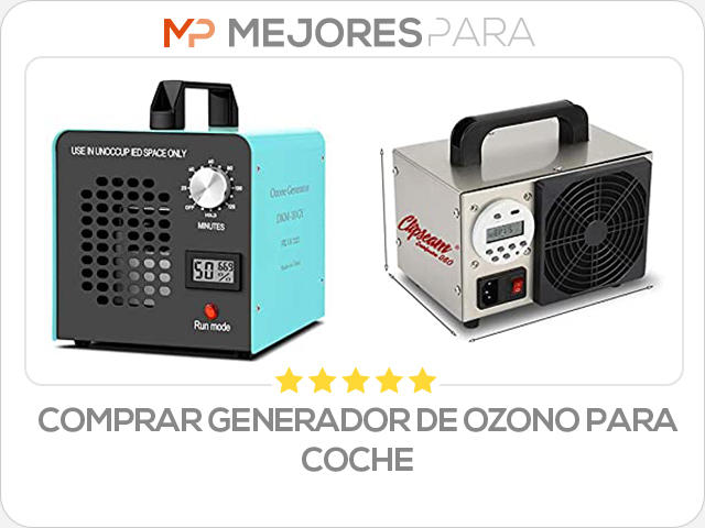 comprar generador de ozono para coche