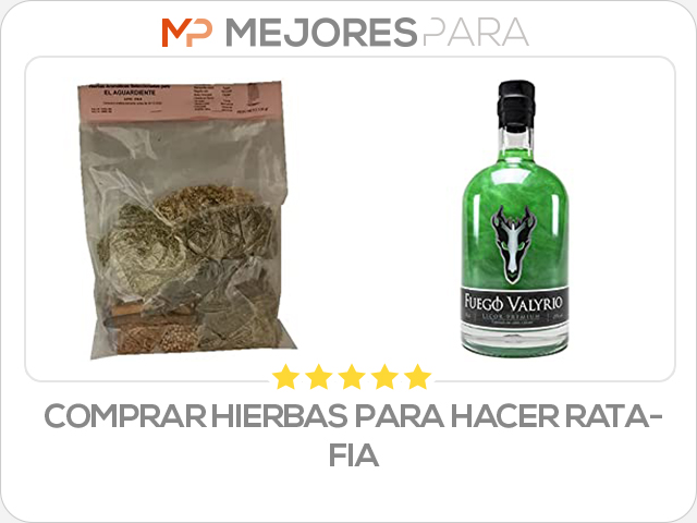 comprar hierbas para hacer ratafia