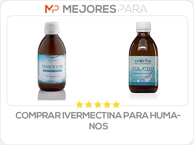 comprar ivermectina para humanos