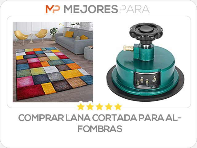 comprar lana cortada para alfombras