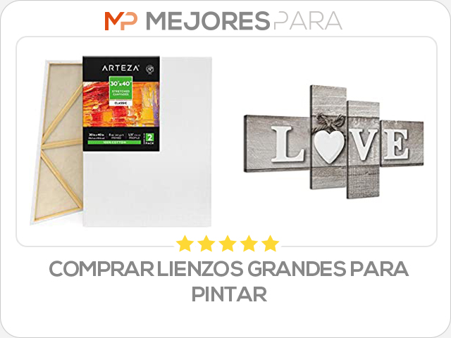 comprar lienzos grandes para pintar