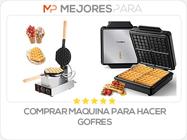 comprar maquina para hacer gofres