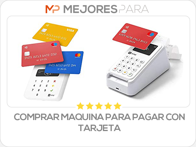 comprar maquina para pagar con tarjeta