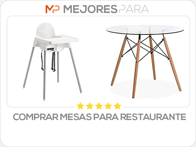 comprar mesas para restaurante