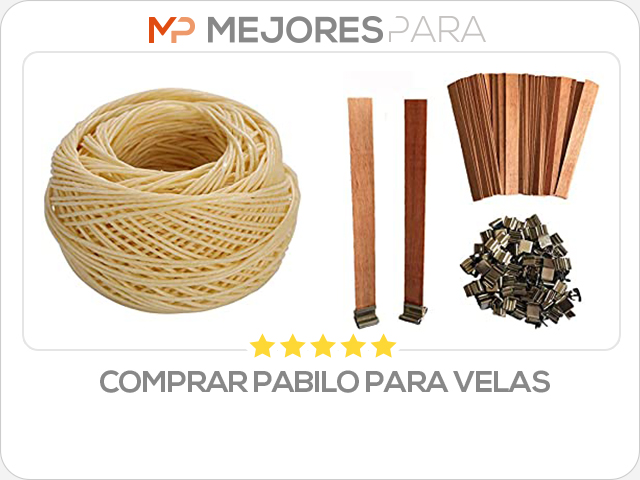 comprar pabilo para velas