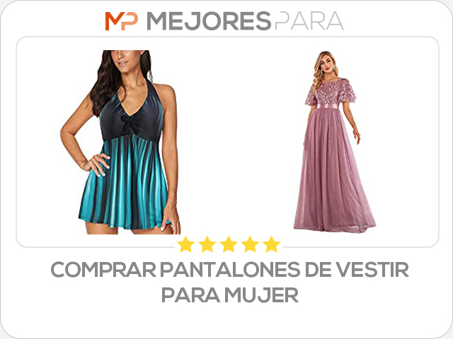 comprar pantalones de vestir para mujer