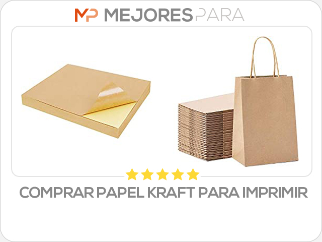 comprar papel kraft para imprimir