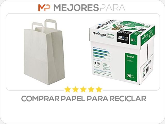 comprar papel para reciclar