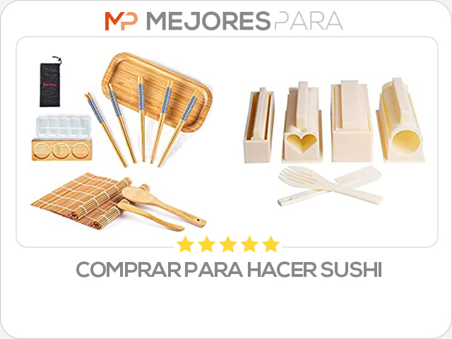 comprar para hacer sushi