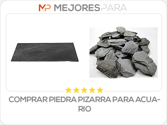 comprar piedra pizarra para acuario