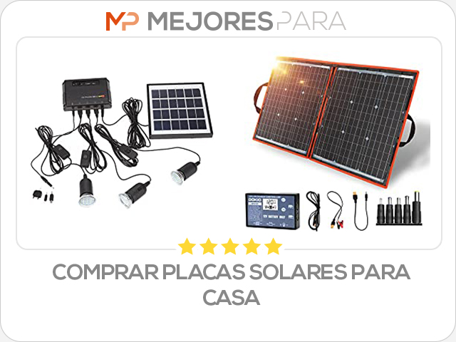 comprar placas solares para casa