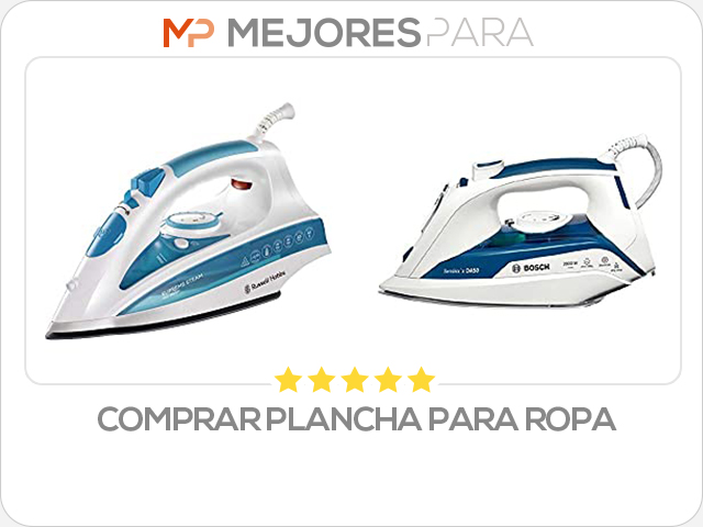 comprar plancha para ropa