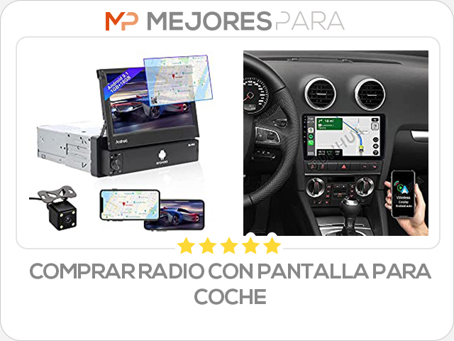 comprar radio con pantalla para coche