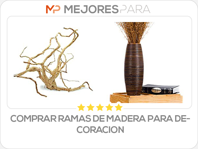 comprar ramas de madera para decoracion