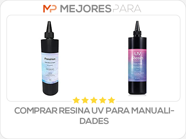 comprar resina uv para manualidades