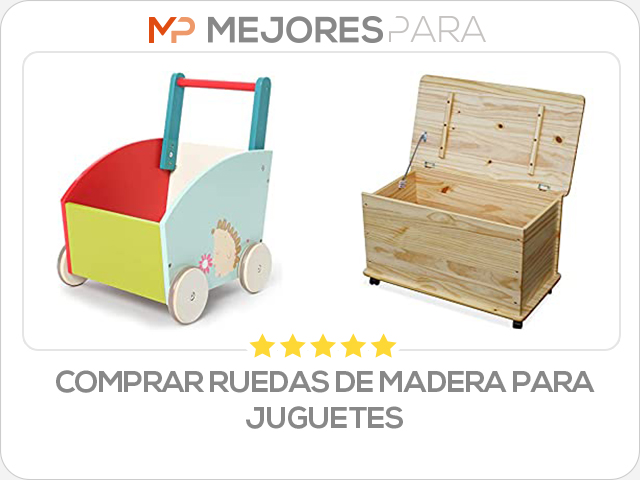 comprar ruedas de madera para juguetes