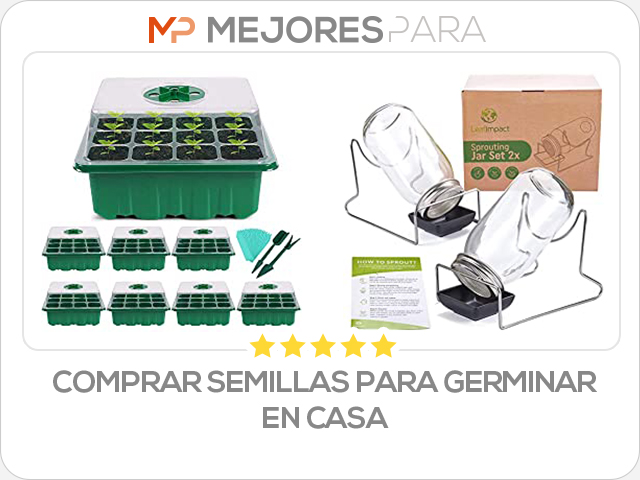 comprar semillas para germinar en casa