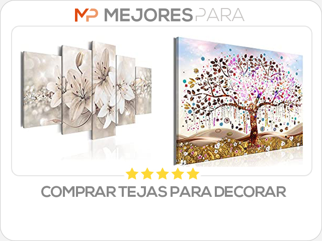 comprar tejas para decorar