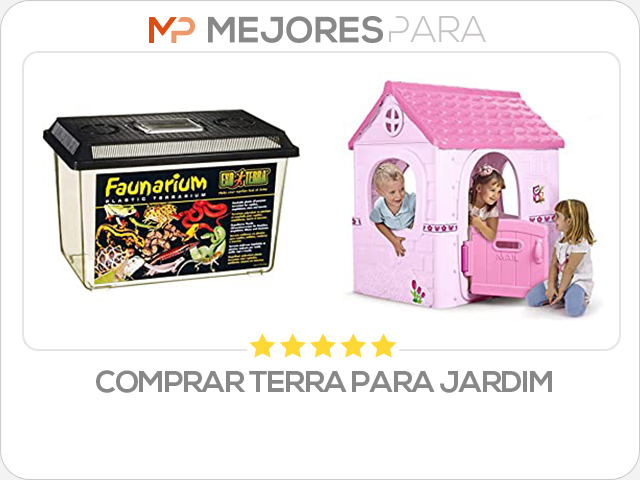 comprar terra para jardim