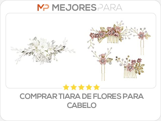 comprar tiara de flores para cabelo