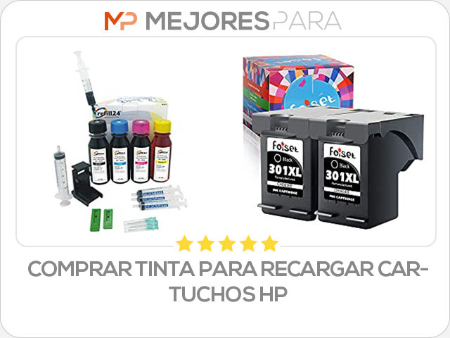 comprar tinta para recargar cartuchos hp