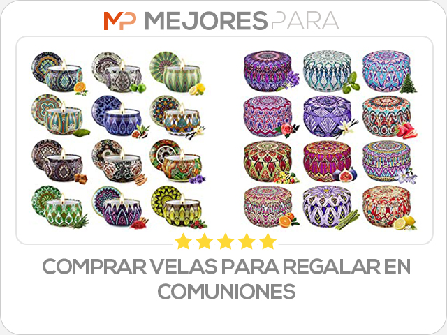 comprar velas para regalar en comuniones