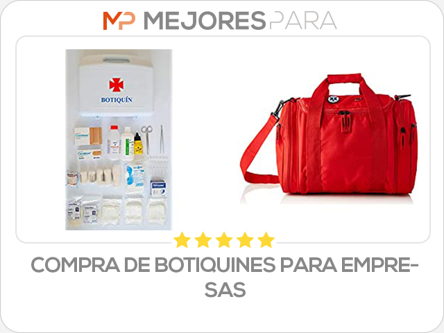 compra de botiquines para empresas