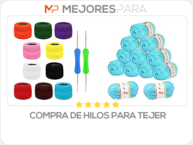 compra de hilos para tejer