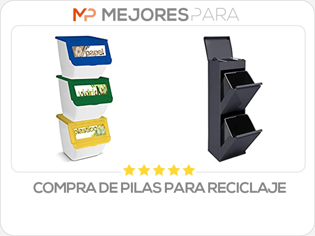 compra de pilas para reciclaje