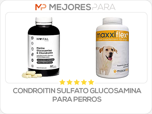 condroitin sulfato glucosamina para perros