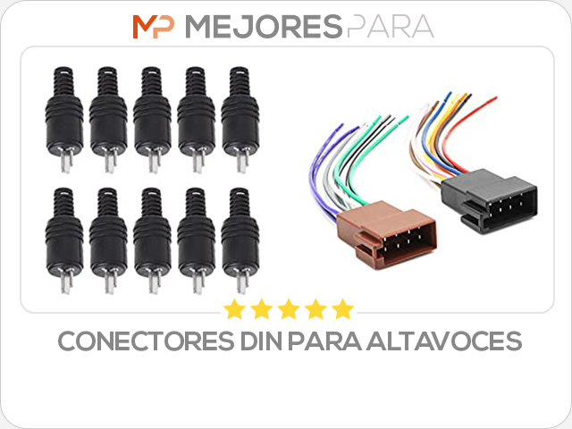 conectores din para altavoces