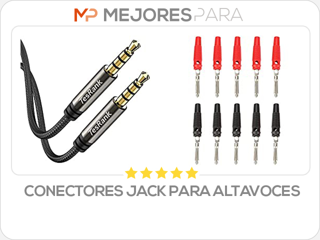 conectores jack para altavoces