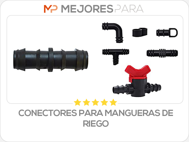 conectores para mangueras de riego