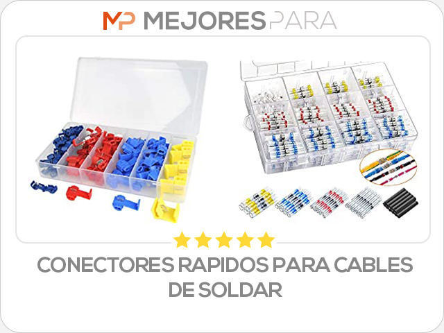 conectores rapidos para cables de soldar