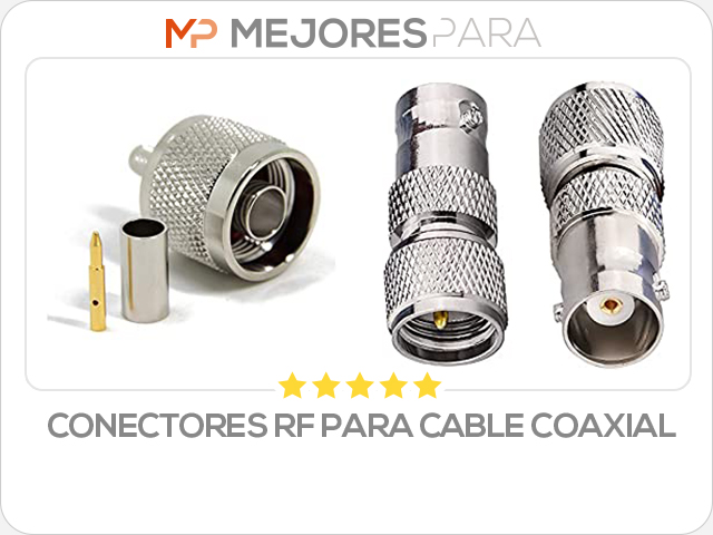 conectores rf para cable coaxial